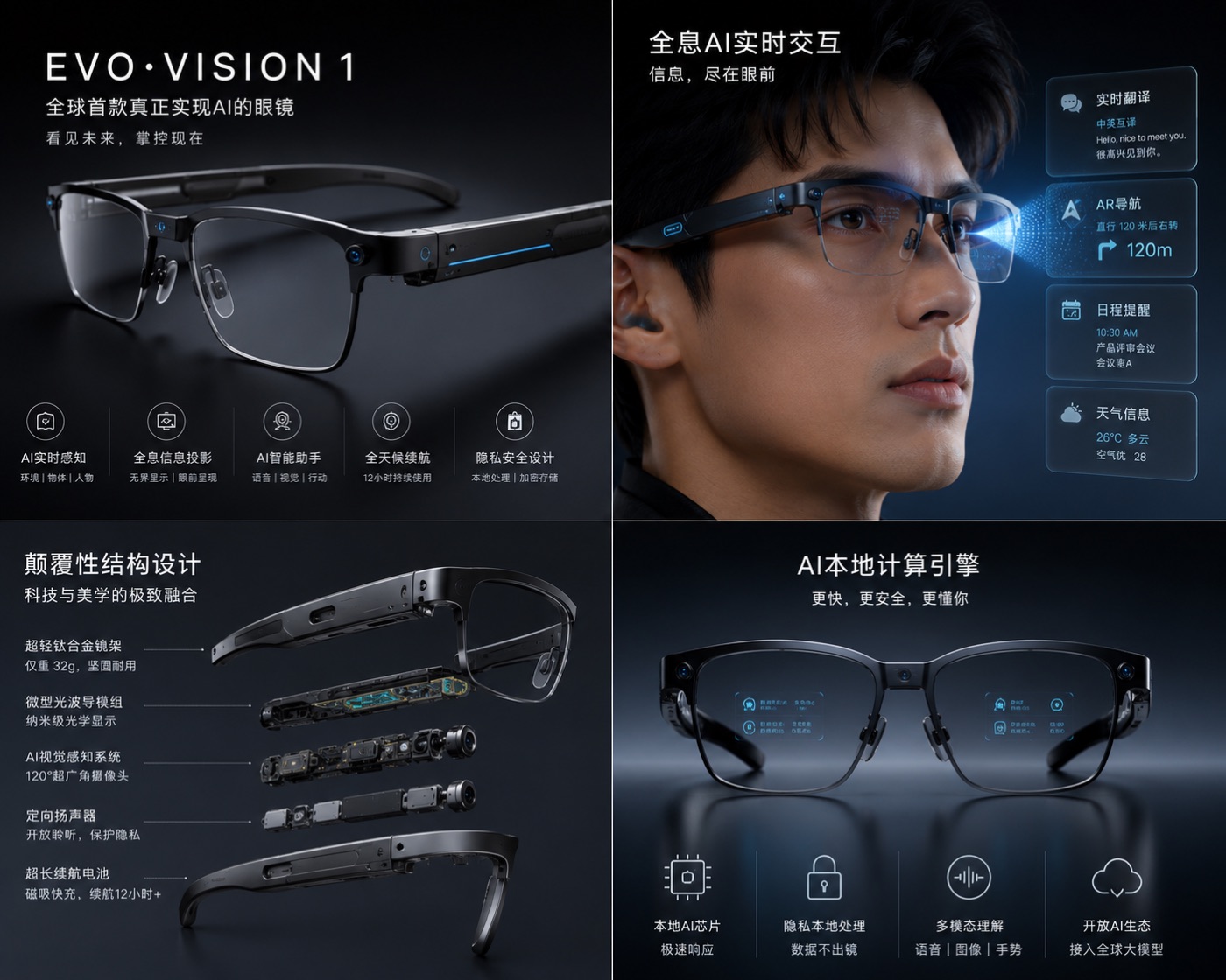 inswind 智能 AI 眼镜